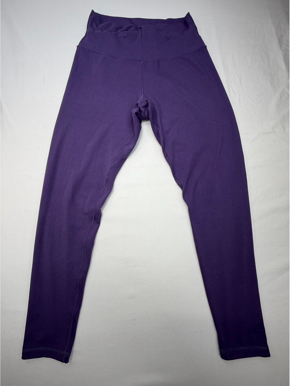 Jesica Simpson Women's Leggings Activewear Solid High Waisted Size Medium Purple